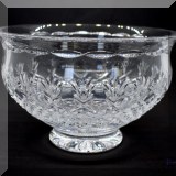 G14. Waterford Crystal bowl. 5”h x 8”w - $34 